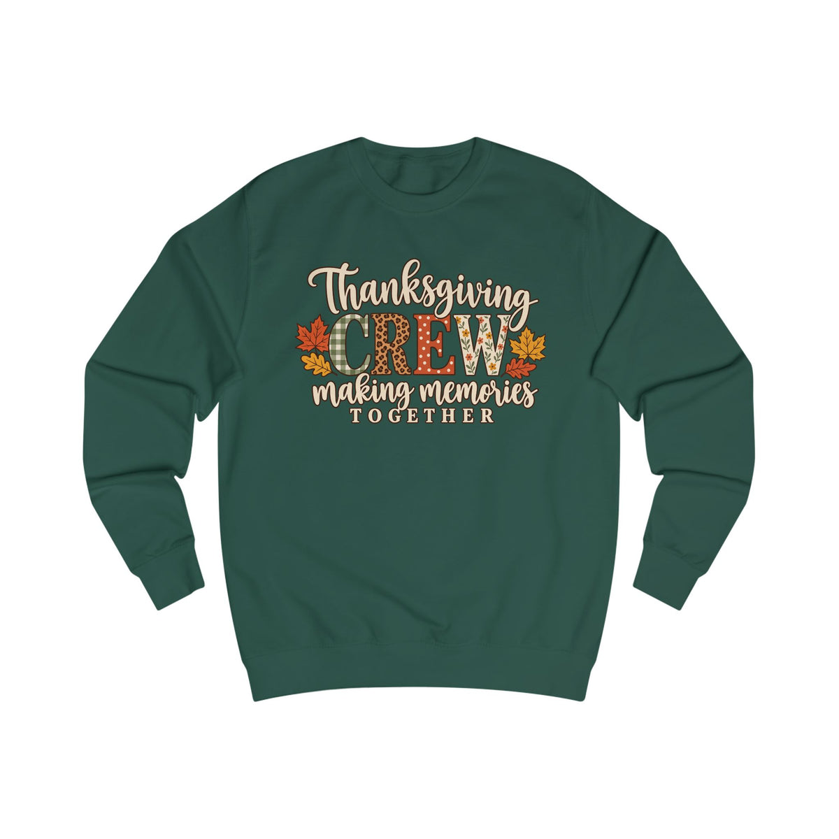 Thanksgiving Crew Sweatshirt – Family Gathering Holiday Pullover