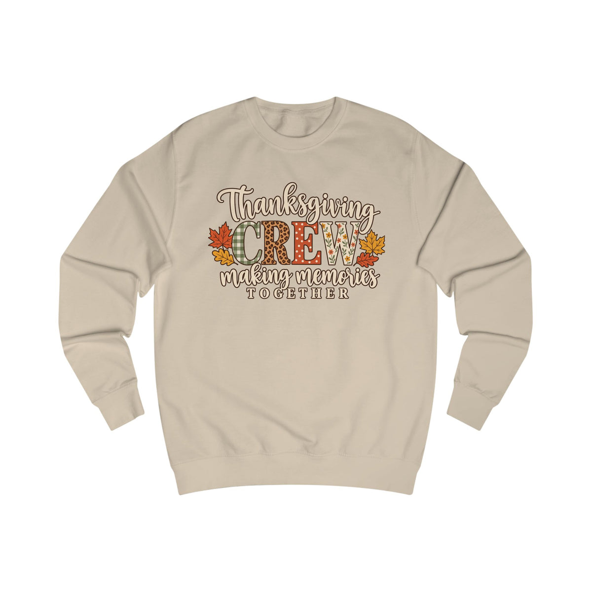 Thanksgiving Crew Sweatshirt – Family Gathering Holiday Pullover