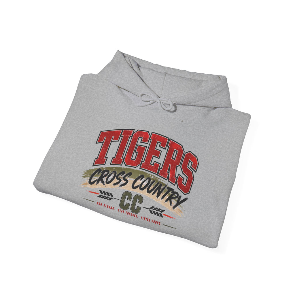 Tigers Cross Country Hoodie-Athletic Spirit Pullover