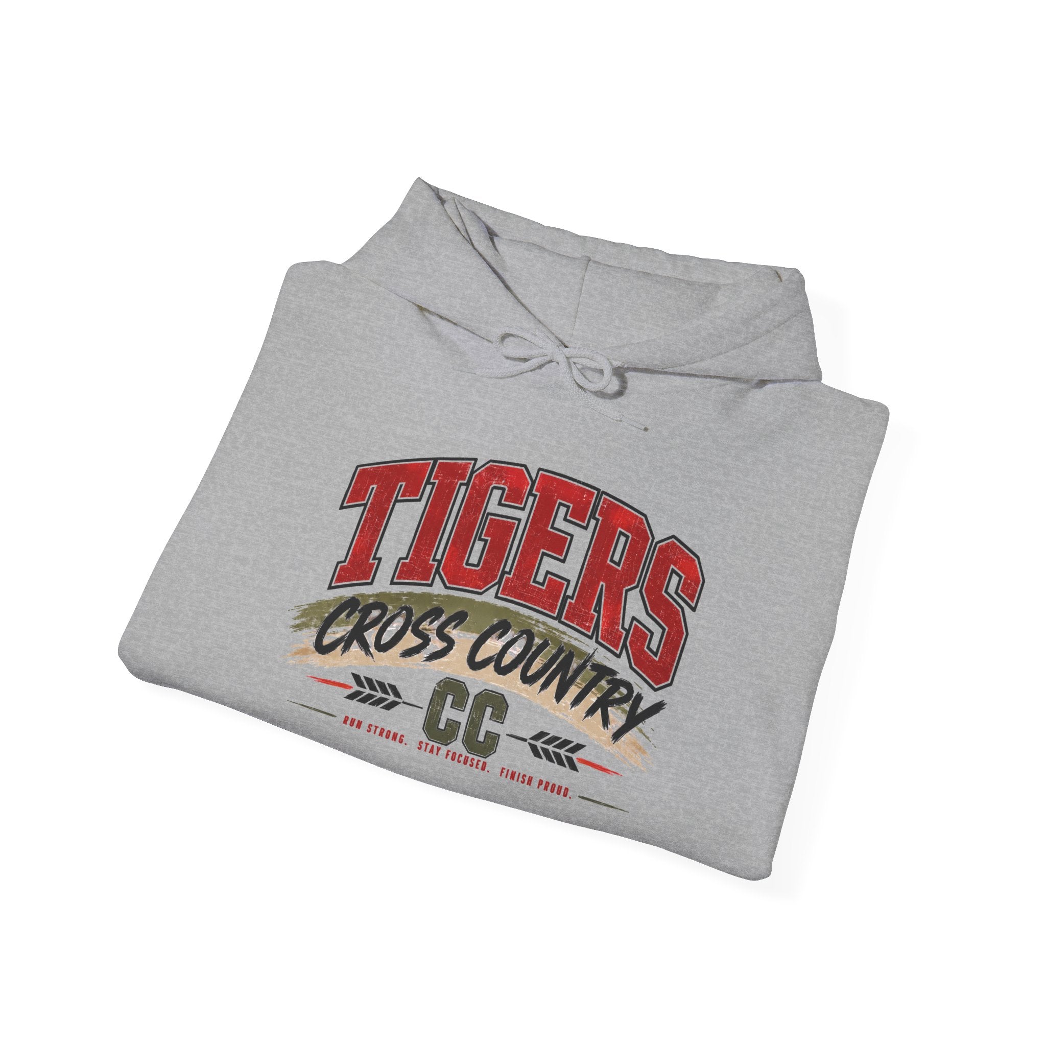 Tigers Cross Country Hoodie-Athletic Spirit Pullover