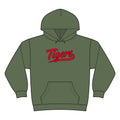 Tigers Script Camo Hoodie - Red Classic Script Pullover