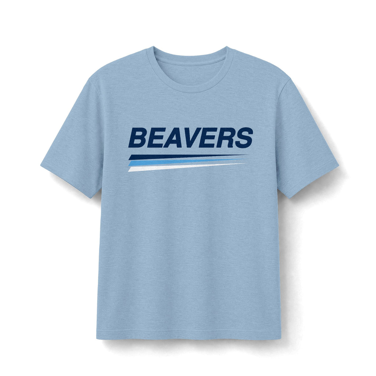 Beavers Triple Stripe Bella+Canva Tee