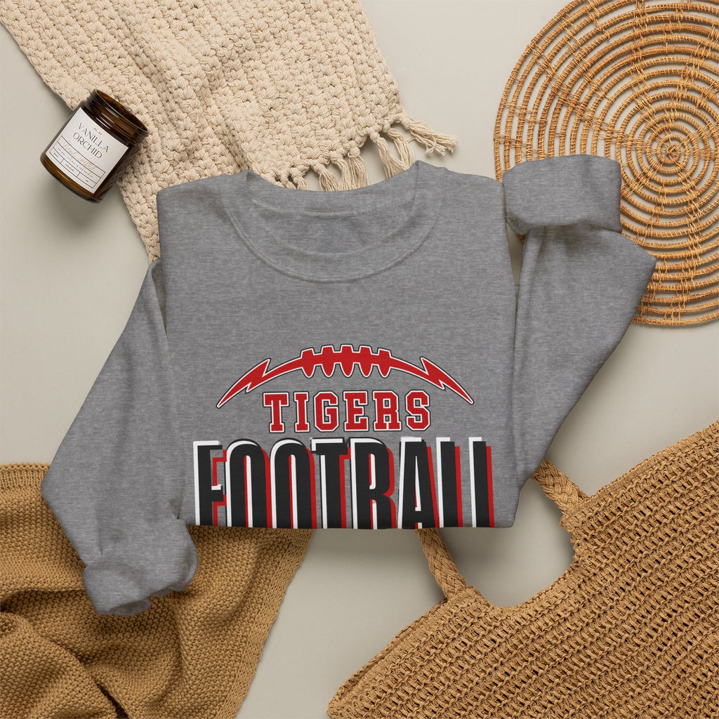 Tigers Football Crewneck Sweatshirt/Game Day Spirit Wear