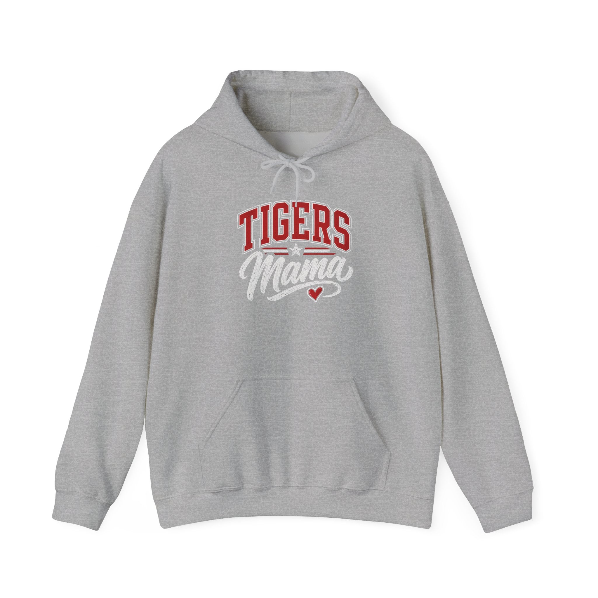 Tigers Mama Hoodie/ Vintage Script Game Day Sweatshirt
