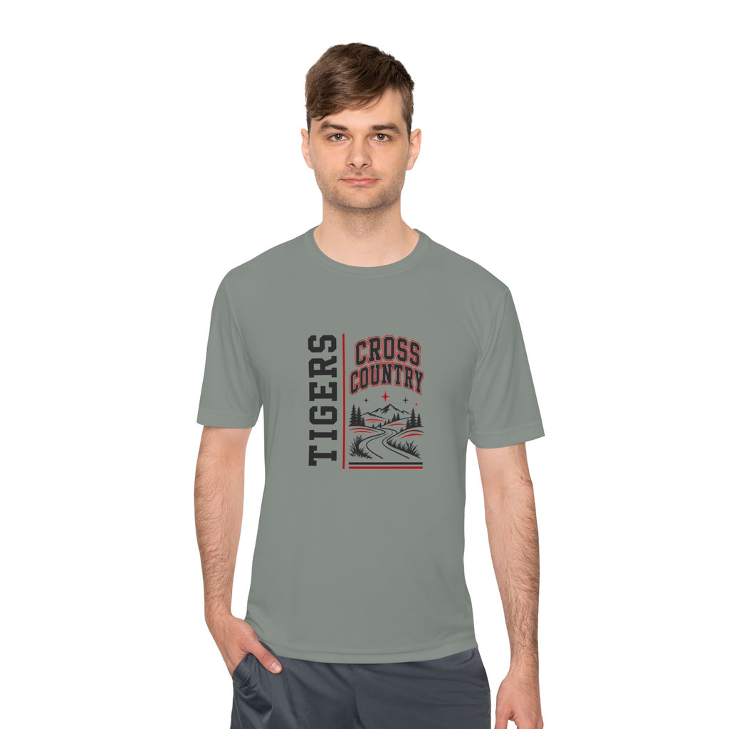 Tigers Cross Country Moisture-Wicking Tee — Running Team Shirt