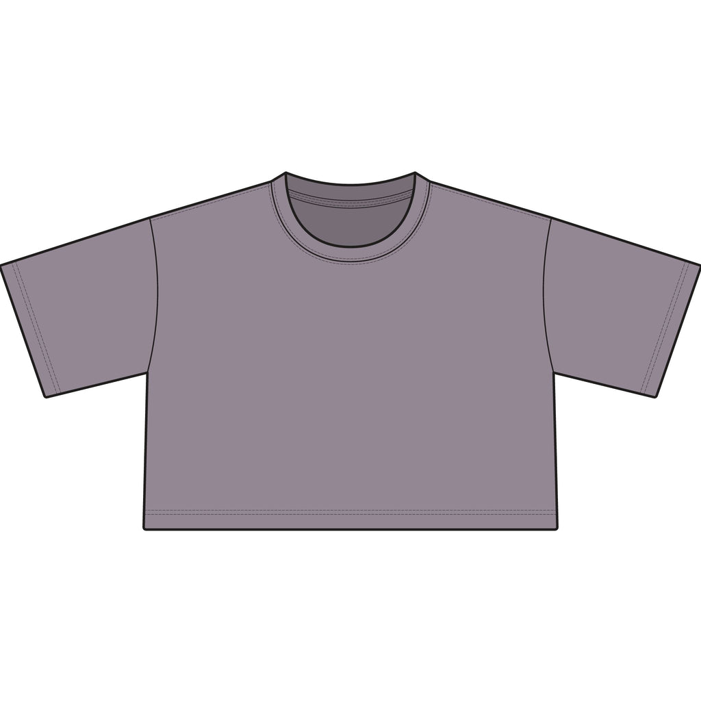 TIGERS Football Garment-Dyed Cropped Tee