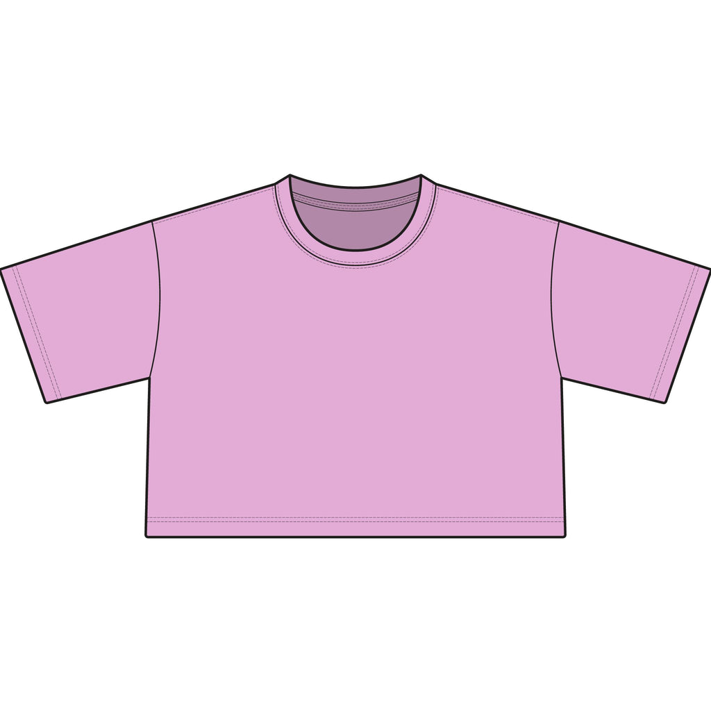 TIGERS Football Garment-Dyed Cropped Tee