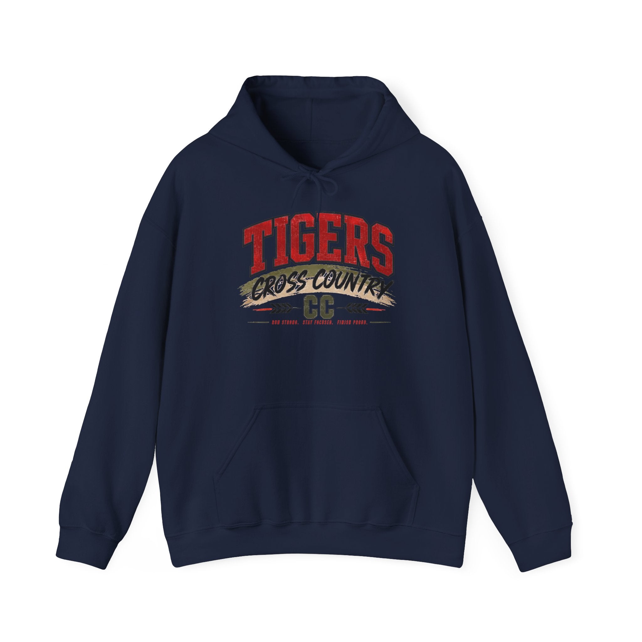 Tigers Cross Country Hoodie-Athletic Spirit Pullover