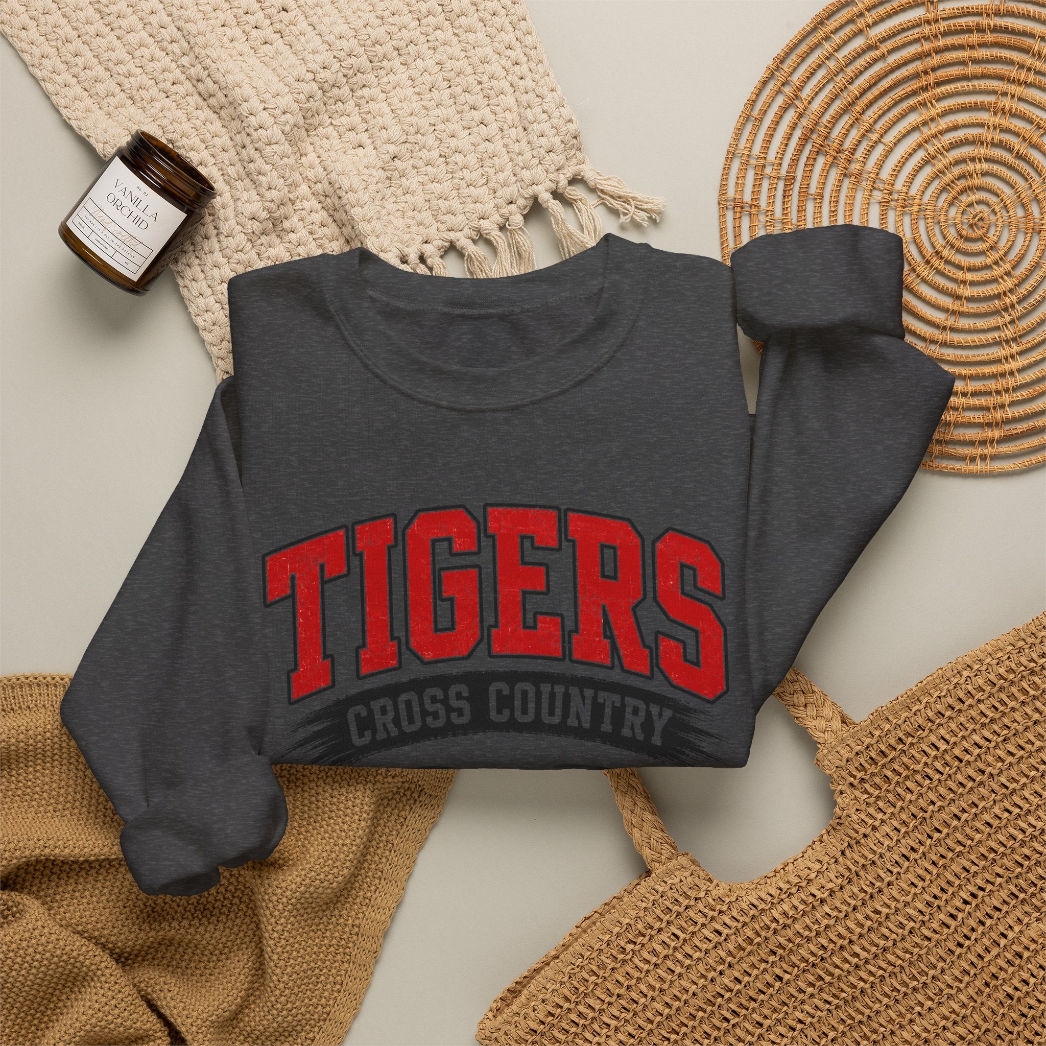 TIGERS Cross Country Crewneck Sweatshirt