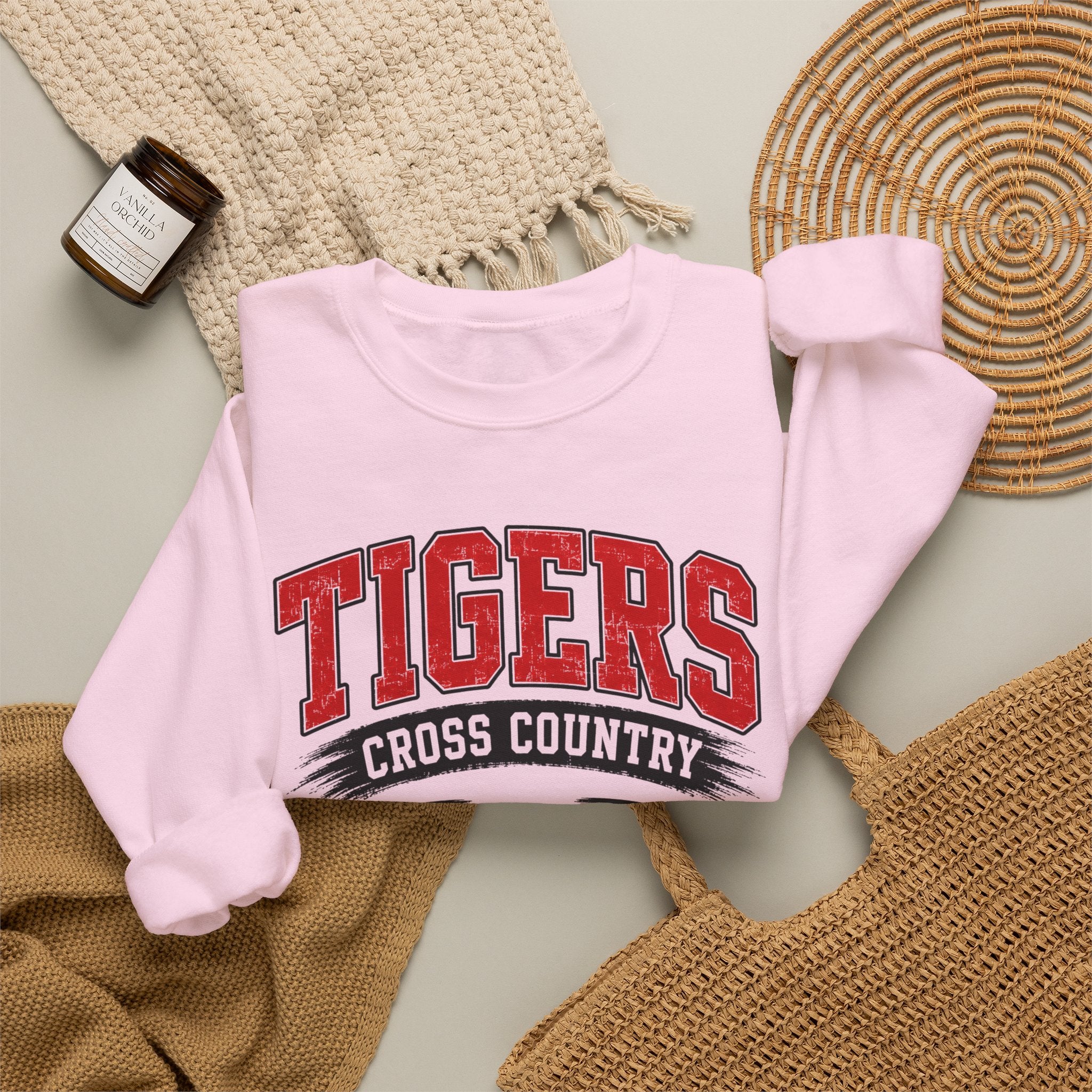TIGERS Cross Country Crewneck Sweatshirt