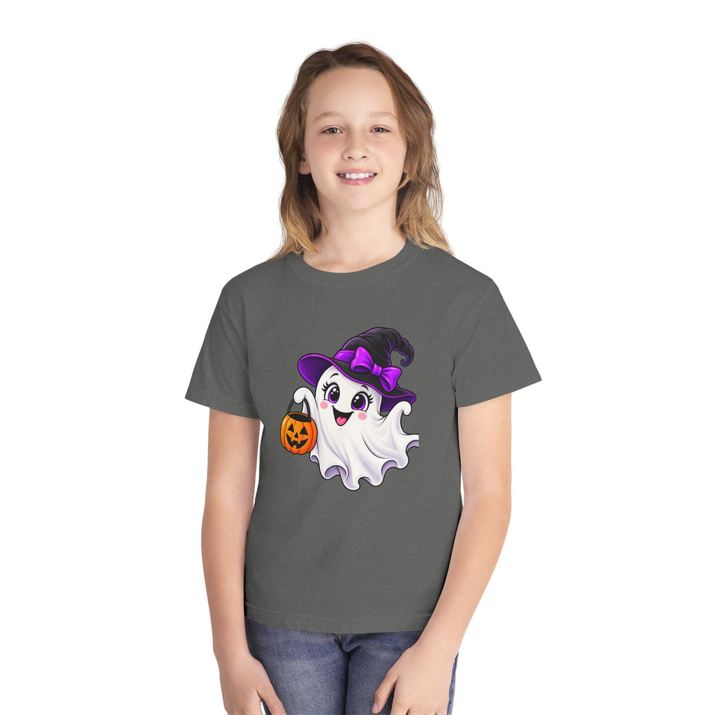Little Boo Halloween T-Shirt - Cute Ghost Youth Shirt