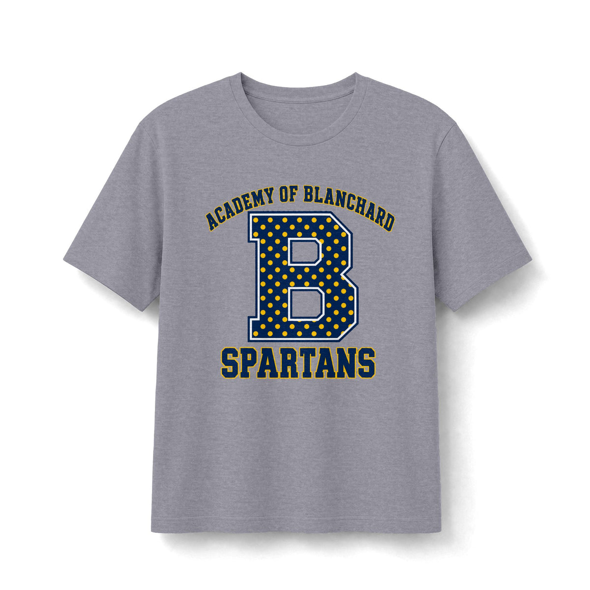 Academy of Blanchard Spartans Polka Dot "B" Tee