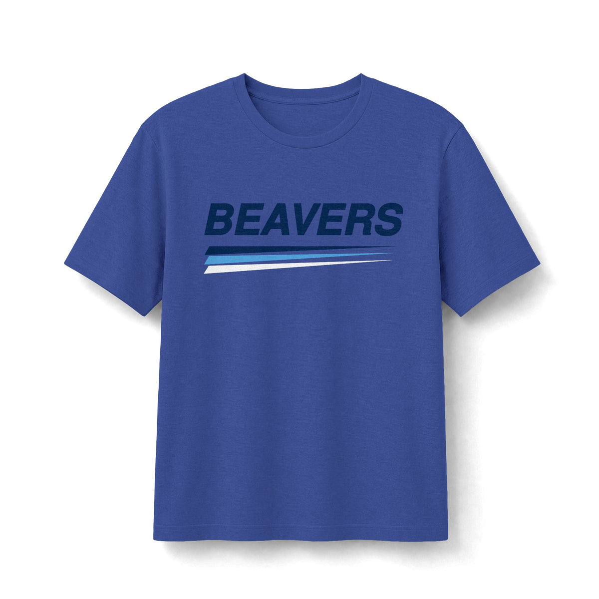 Beavers Triple Stripe Bella+Canva Tee
