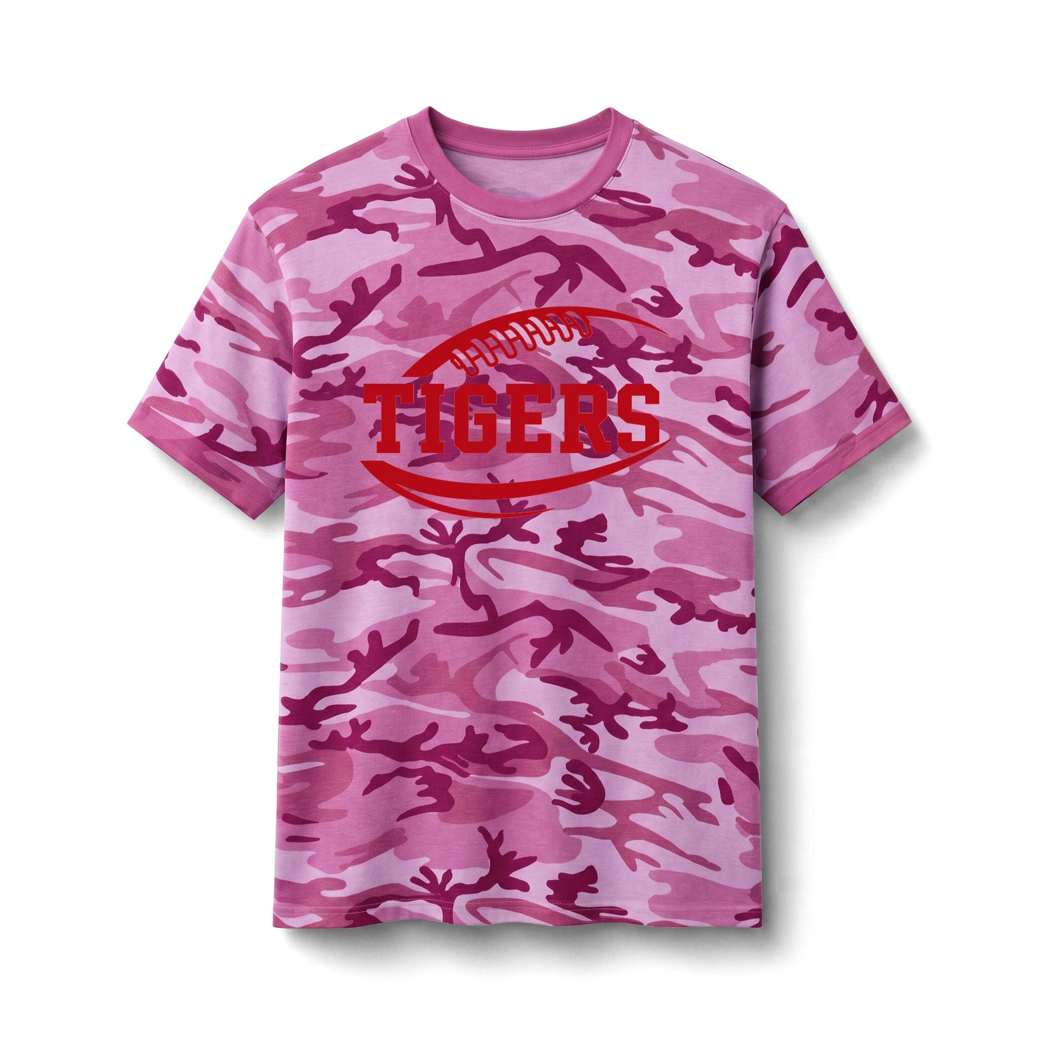 Tigers Football Camo Tee