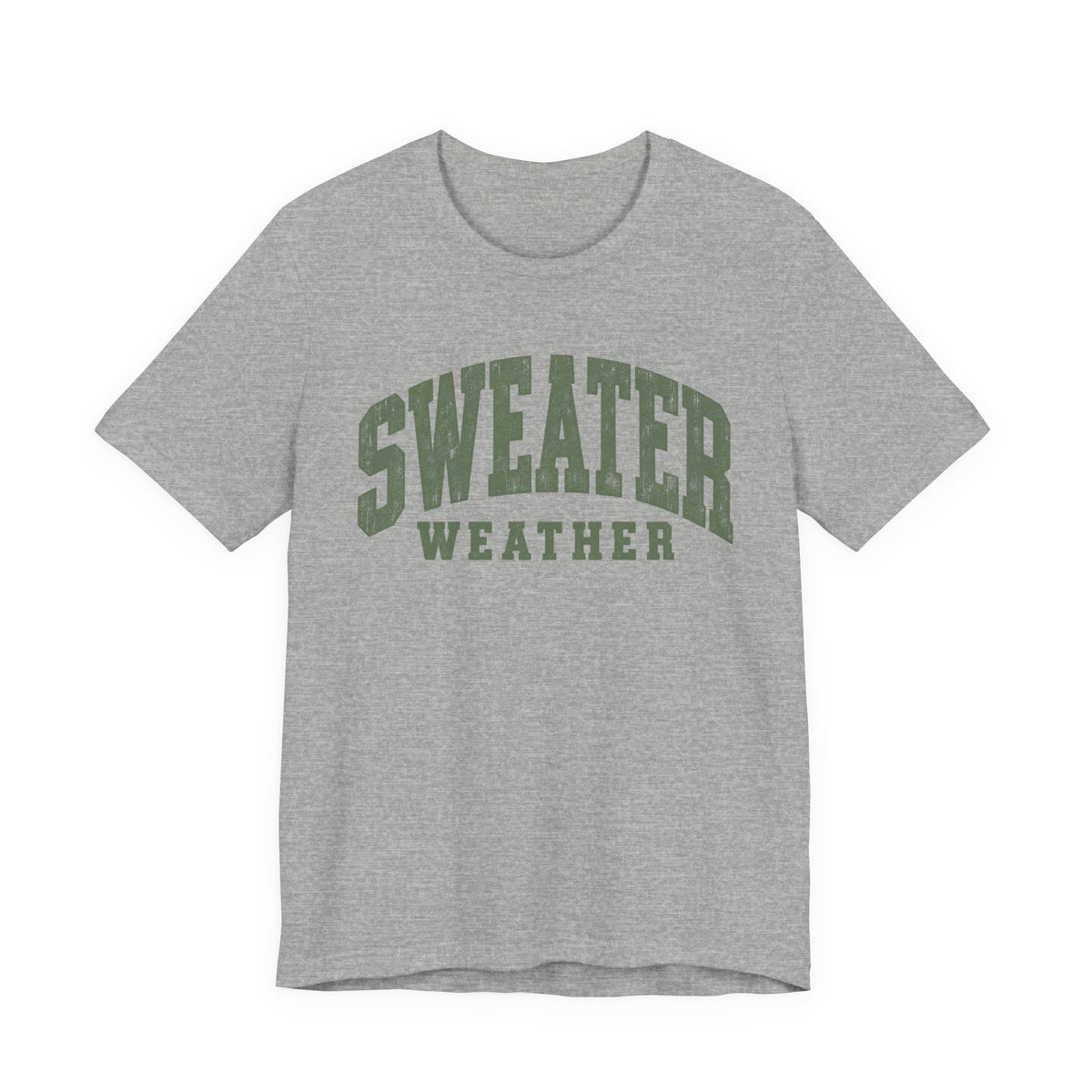 Sweater Weather T-Shirt - Vintage Collegiate Fall Tee