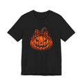 Plaid Bow Pumpkin T-Shirt - Vintage Halloween Graphic Tee