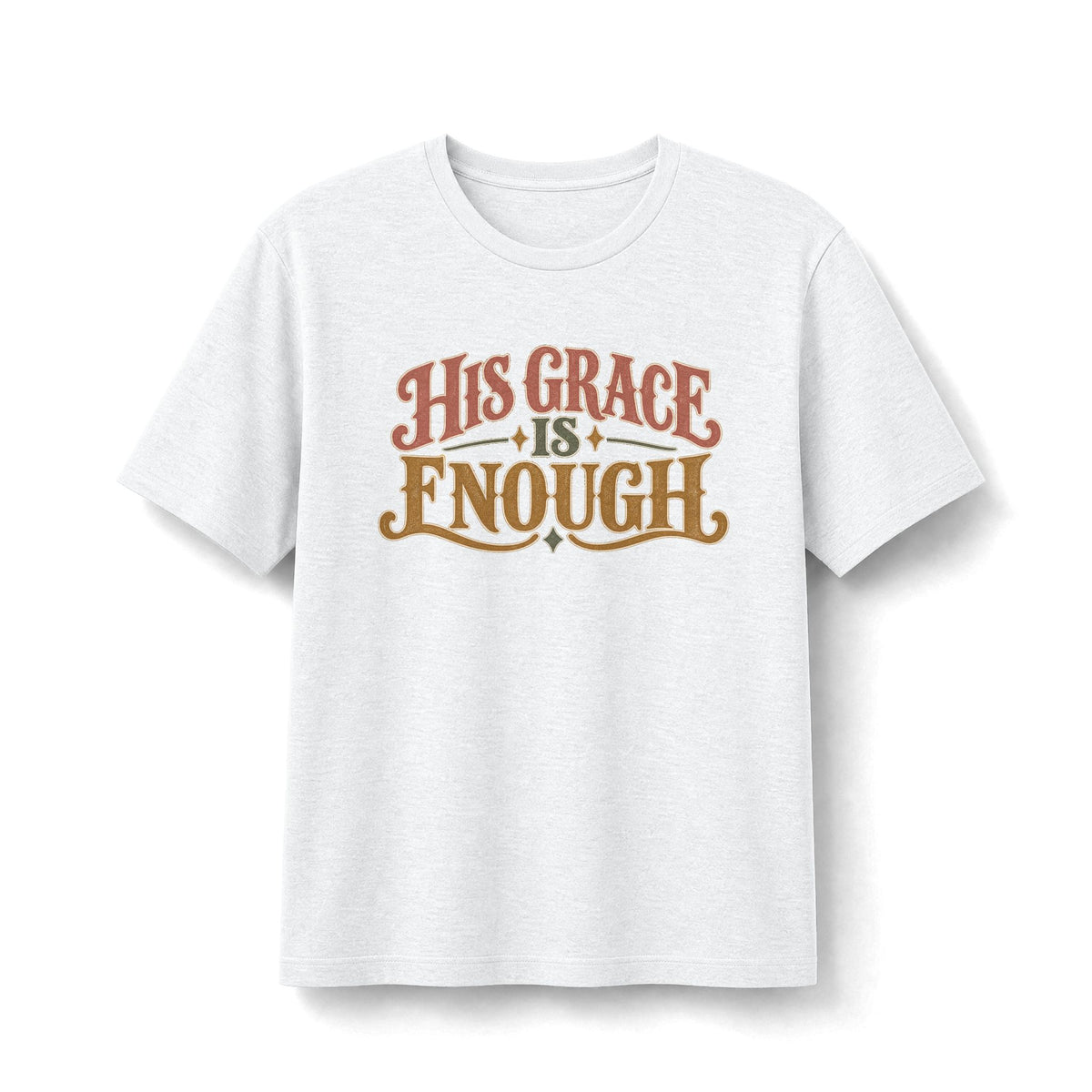 His Grace Is Enough Retro T‑Shirt