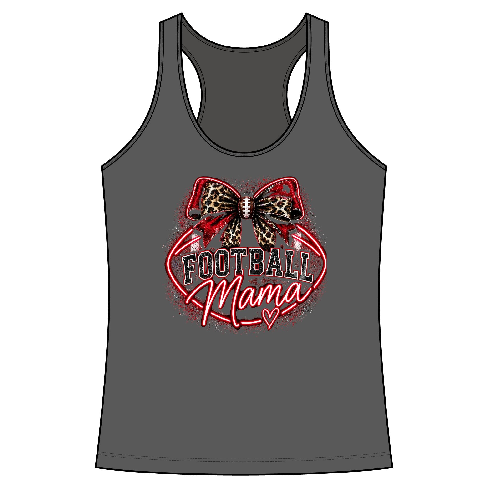 TIGERS Football Mama Racerback Tank