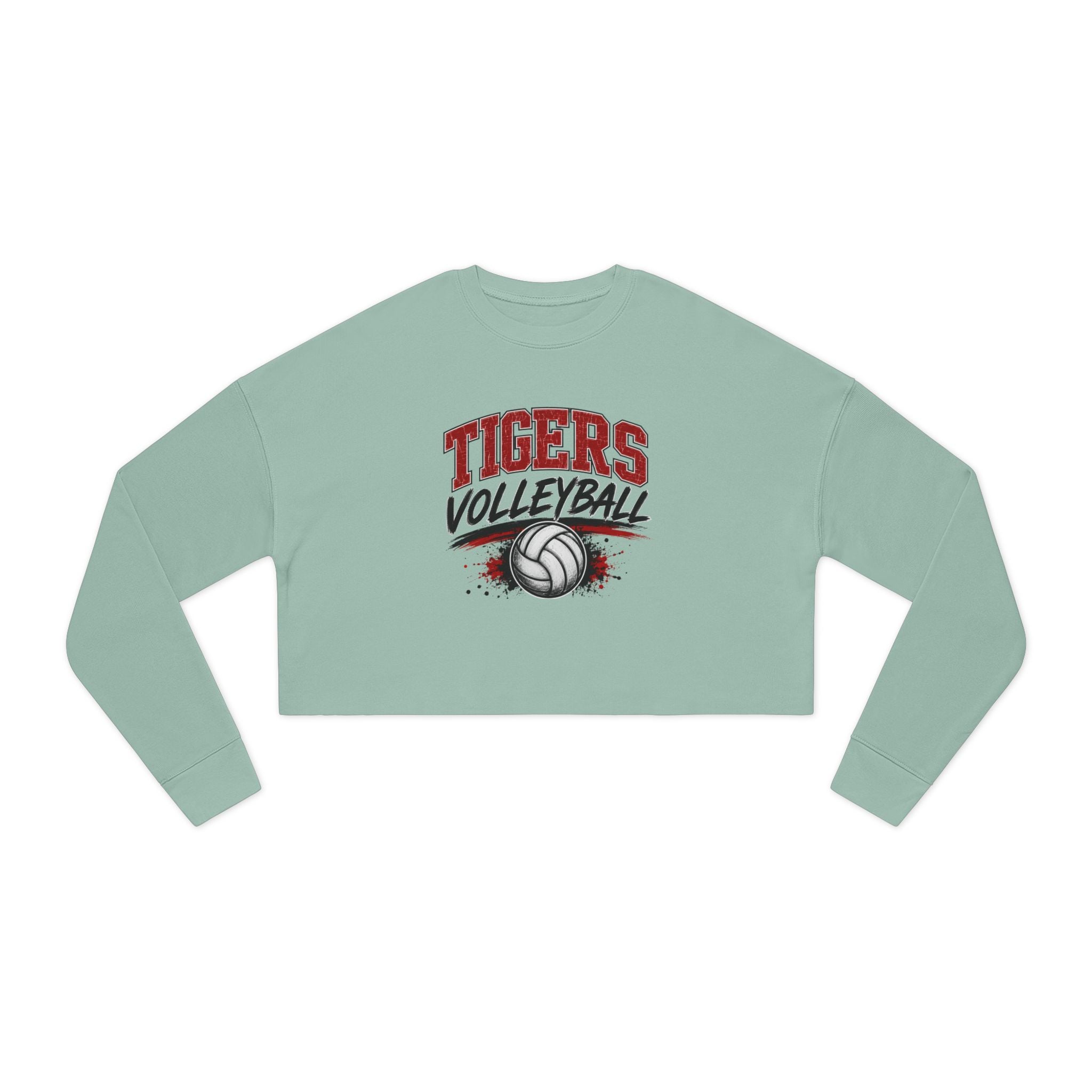 Tigers Volleyball Cropped Sweatshirt