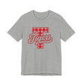 Tigers Plaid Varsity Tee - Preppy Script T-Shirt