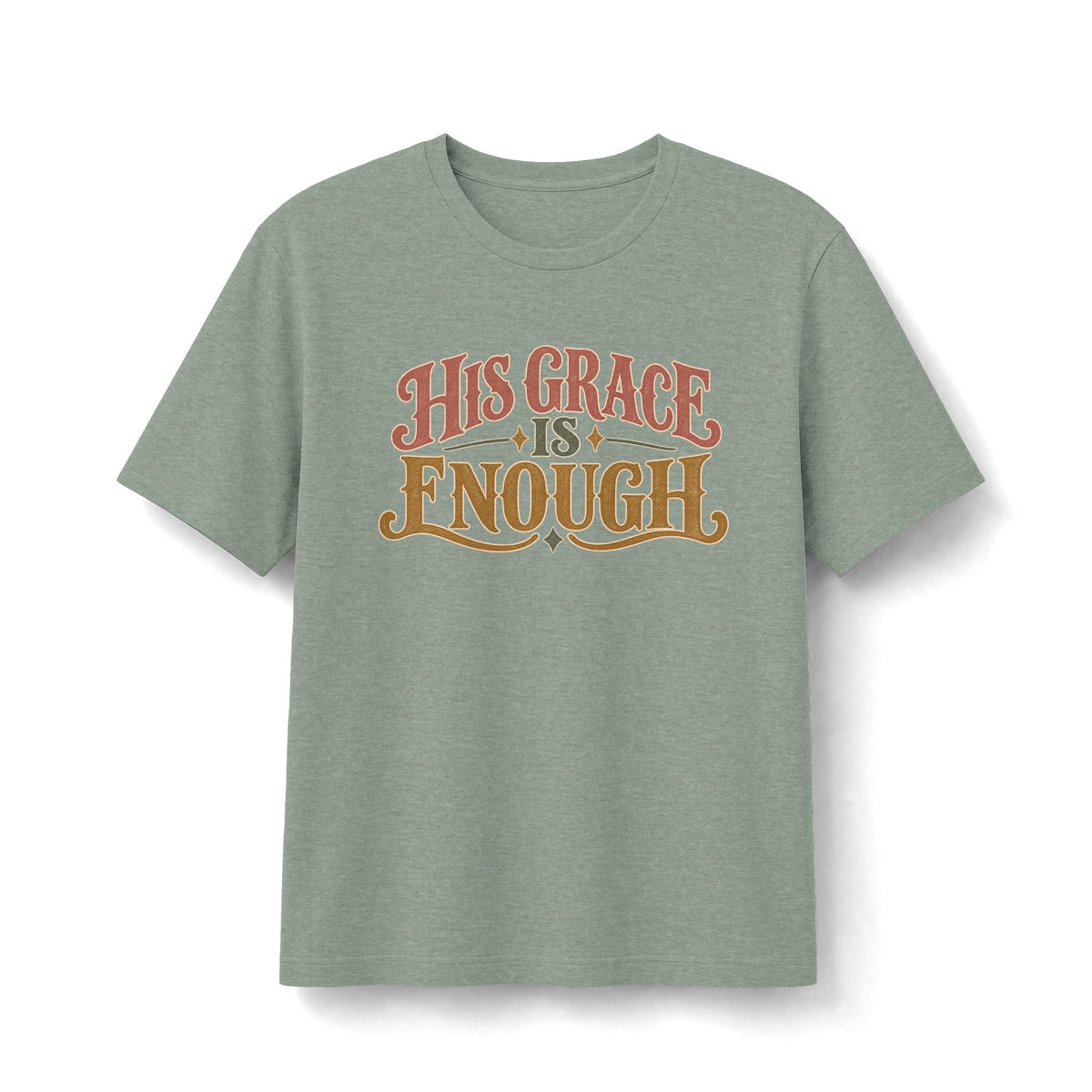 His Grace Is Enough Retro T‑Shirt