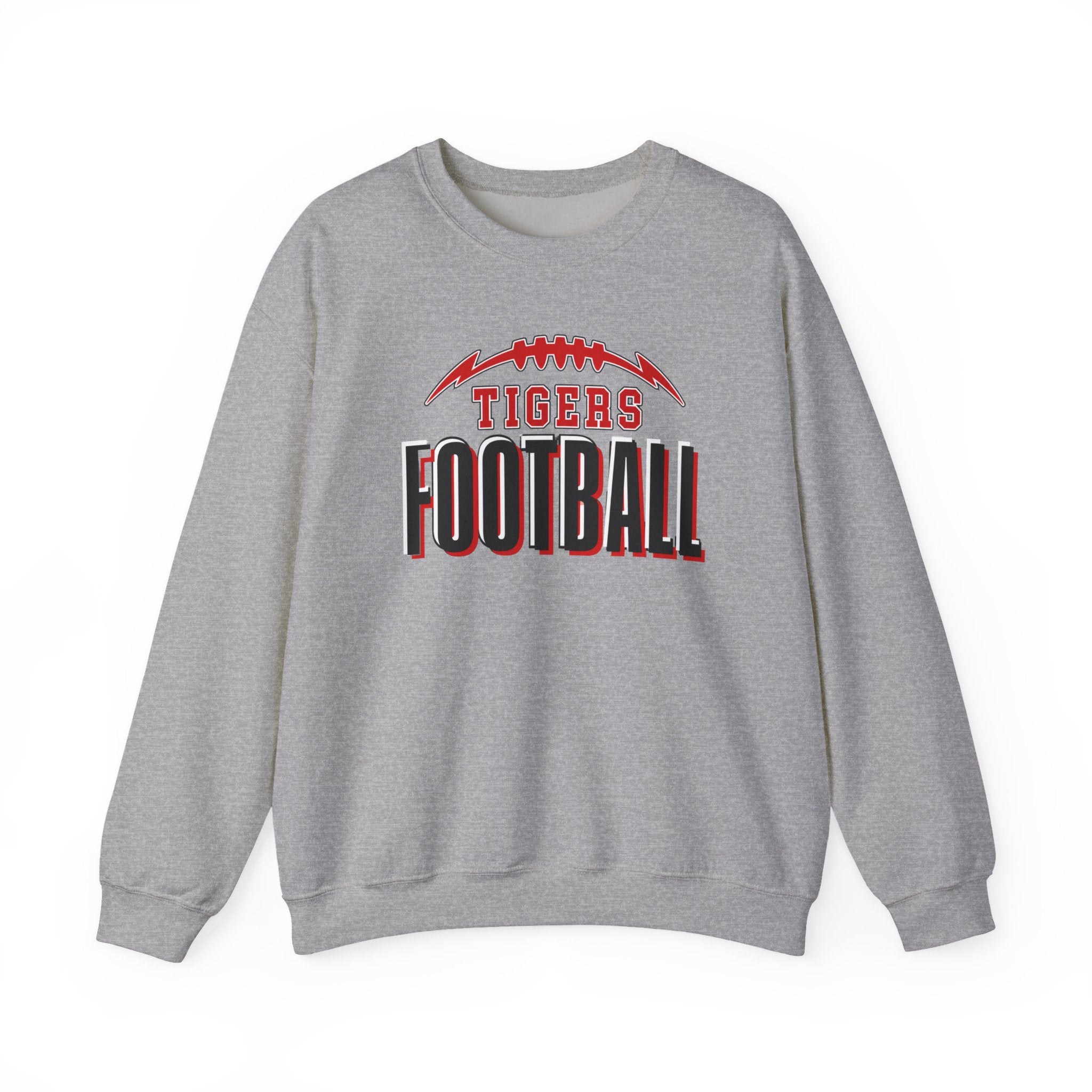 Tigers Football Crewneck Sweatshirt | Game Day Spirit Wear