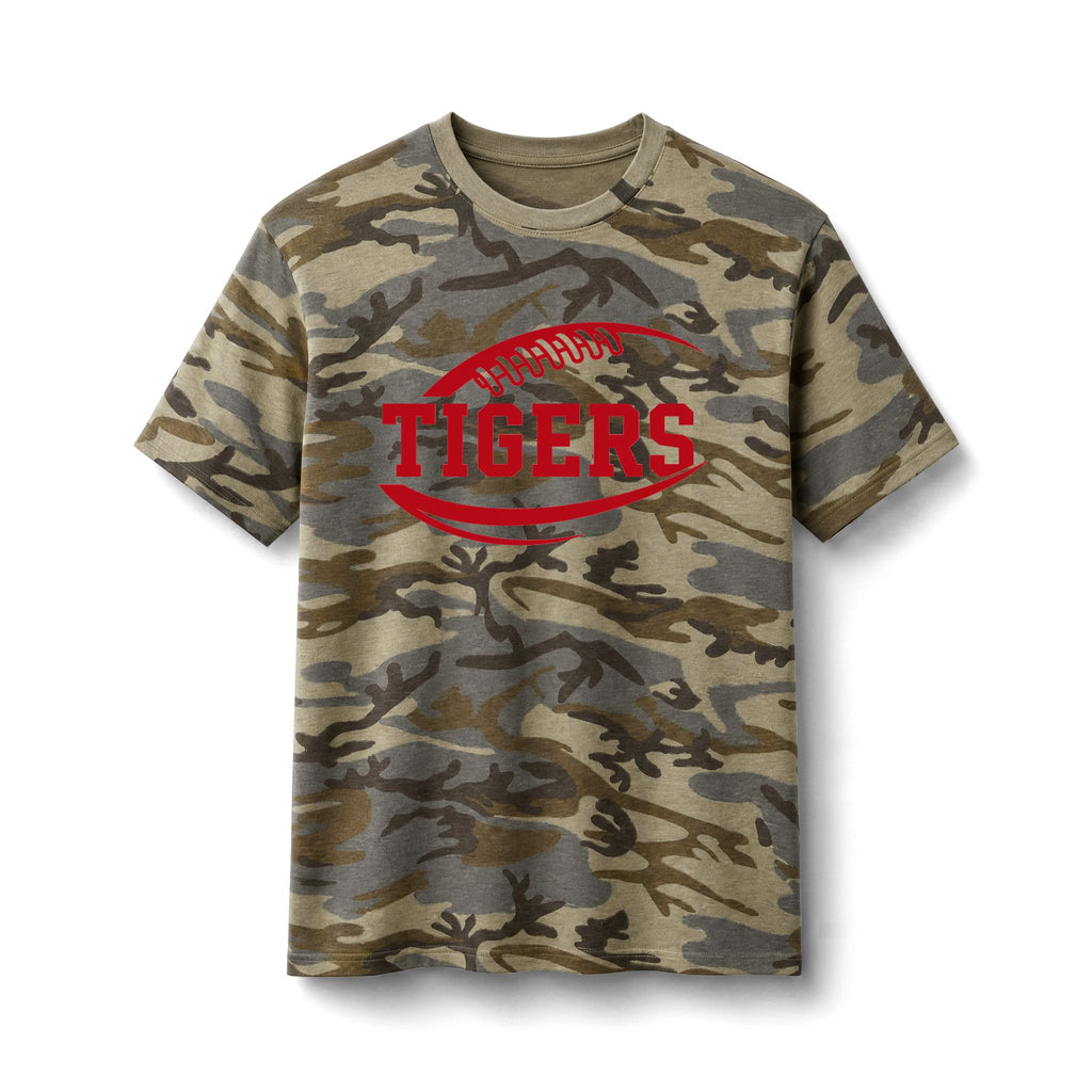 Tigers Football Camo Tee