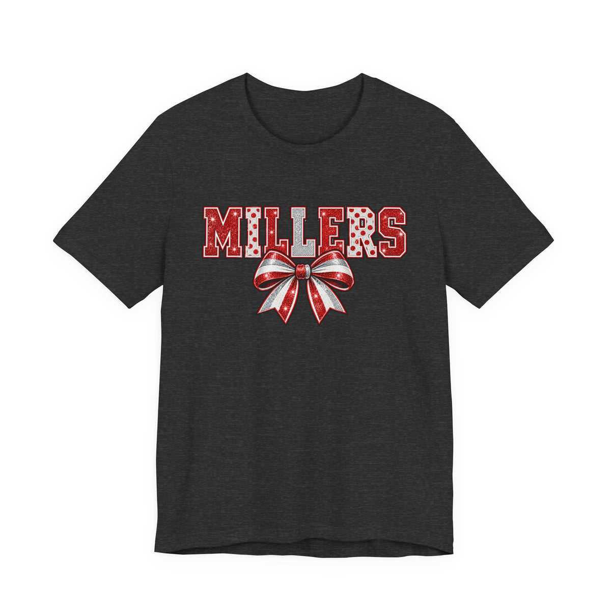 Millers Red & Silver Bow Unisex Tee
