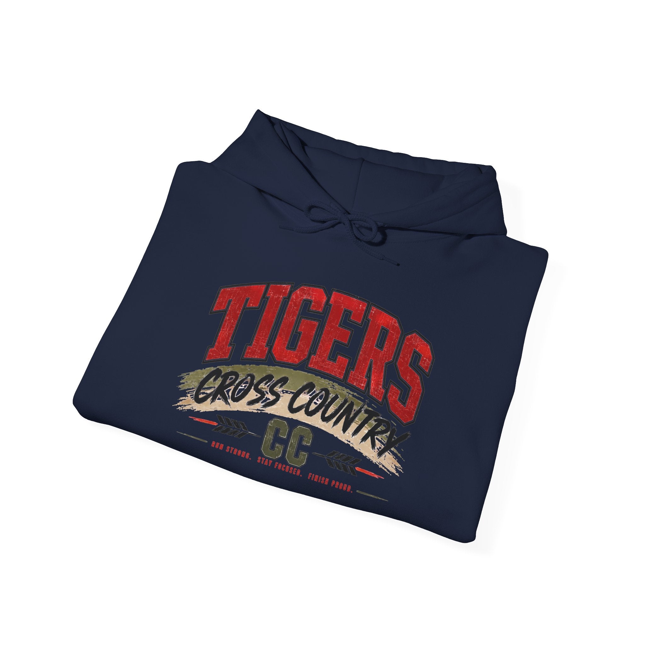 Tigers Cross Country Hoodie-Athletic Spirit Pullover