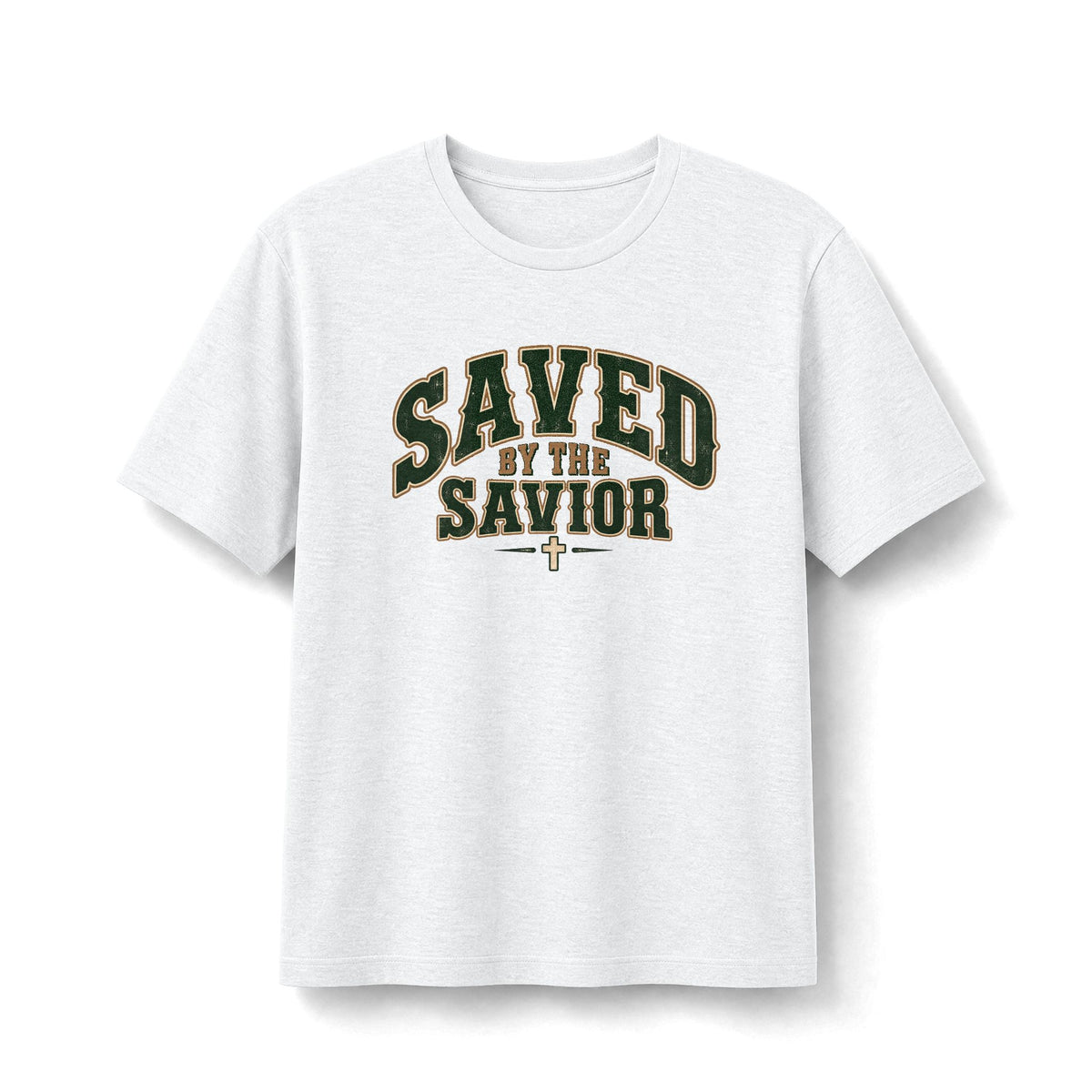 Saved by the Savior Vintage Christian T-Shirt