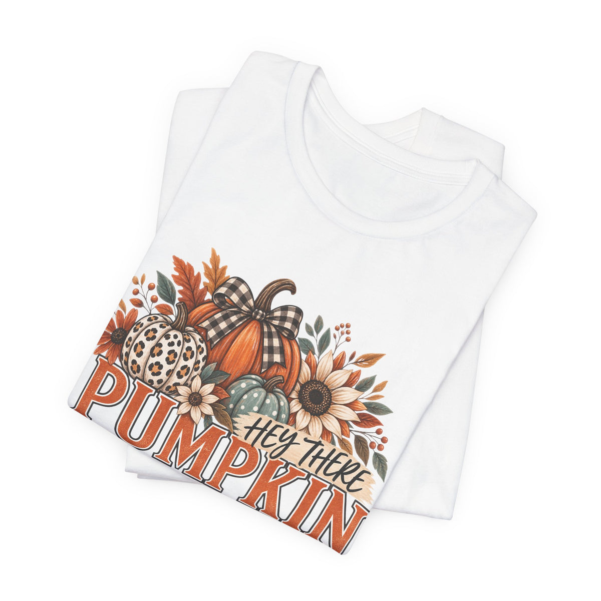 Hey There Pumpkin Leopard & Gingham Fall Tree
