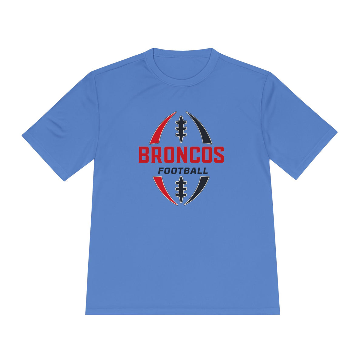 Broncos Football Tee — Moisture-Wicking Athletic Shirt