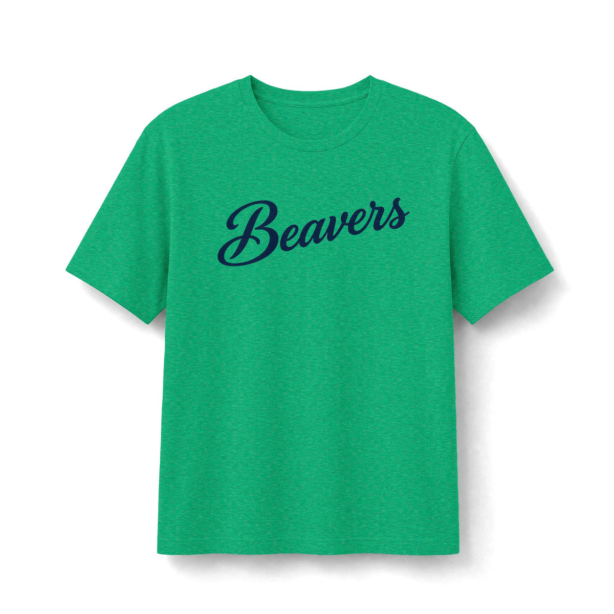 Beavers Script Tee - Vintage Script Collegiate Bella+Canvas CVC