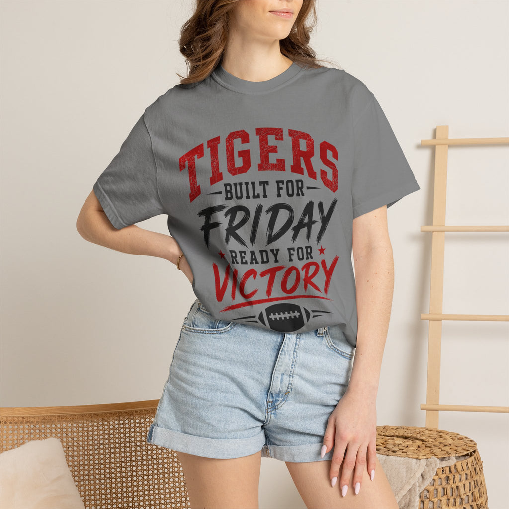 Tigers Built for Friday Football T-Shirt — Ready for Victory