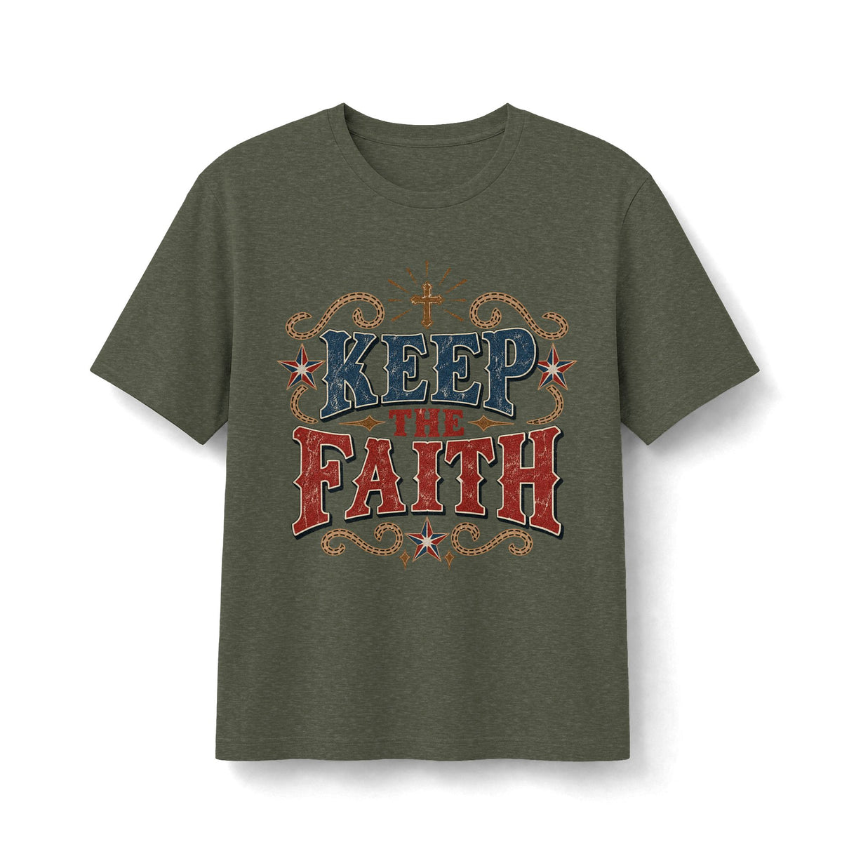 Keep The Faith Retro Christian T-Shirt