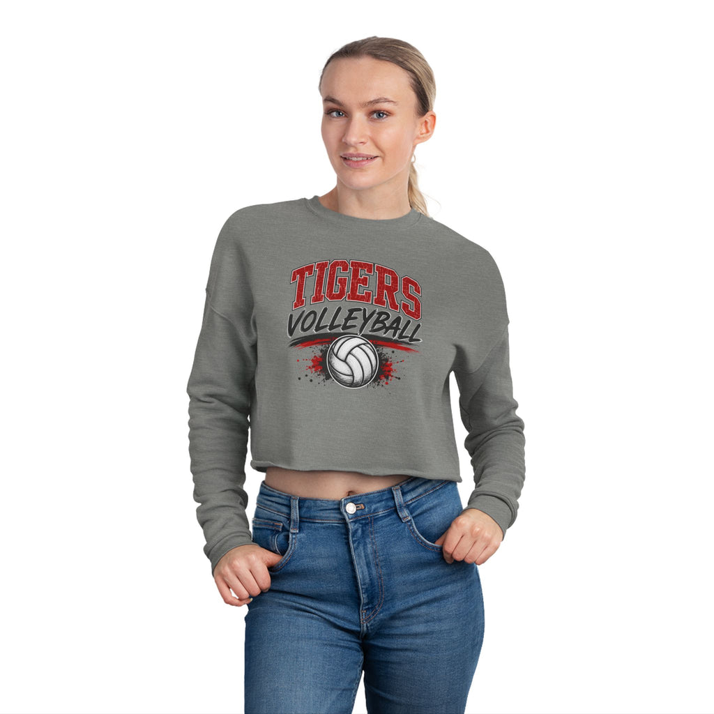 Tigers Volleyball Cropped Sweatshirt