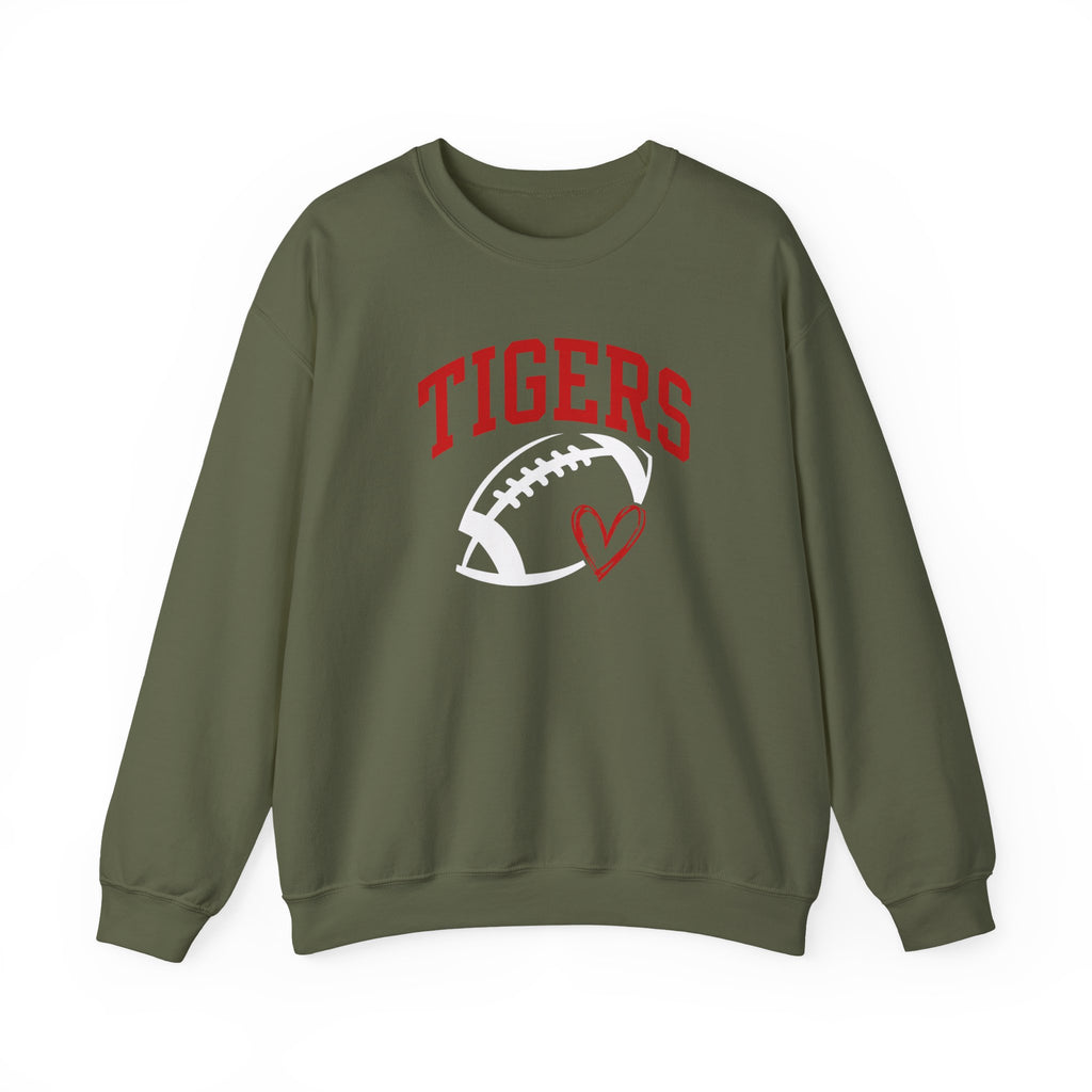 Tigers Football Crewneck Sweatshirt/Game Day Spirit Wear