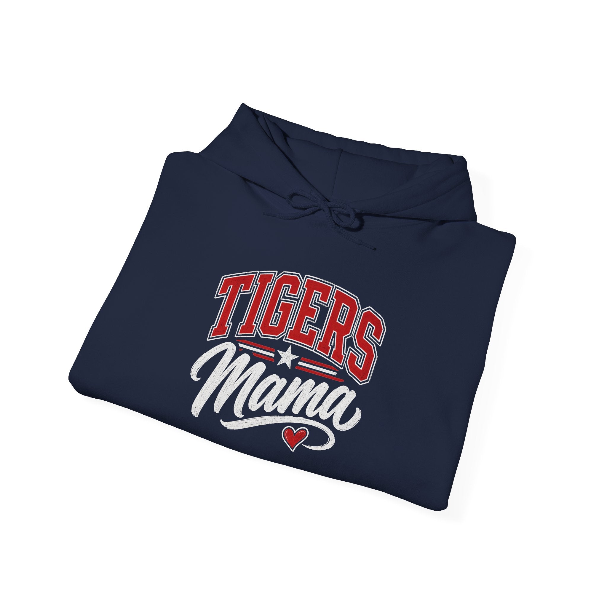Tigers Mama Hoodie/ Vintage Script Game Day Sweatshirt