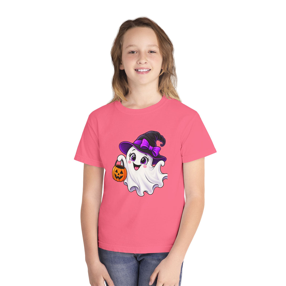 Little Boo Halloween T-Shirt - Cute Ghost Youth Shirt