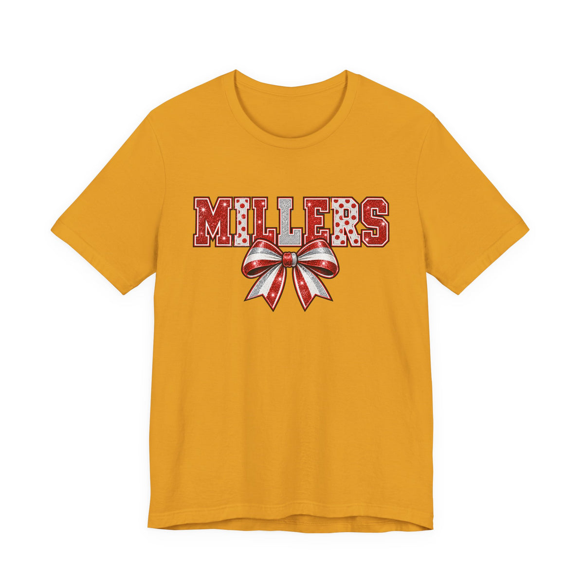 Millers Red & Silver Bow Unisex Tee