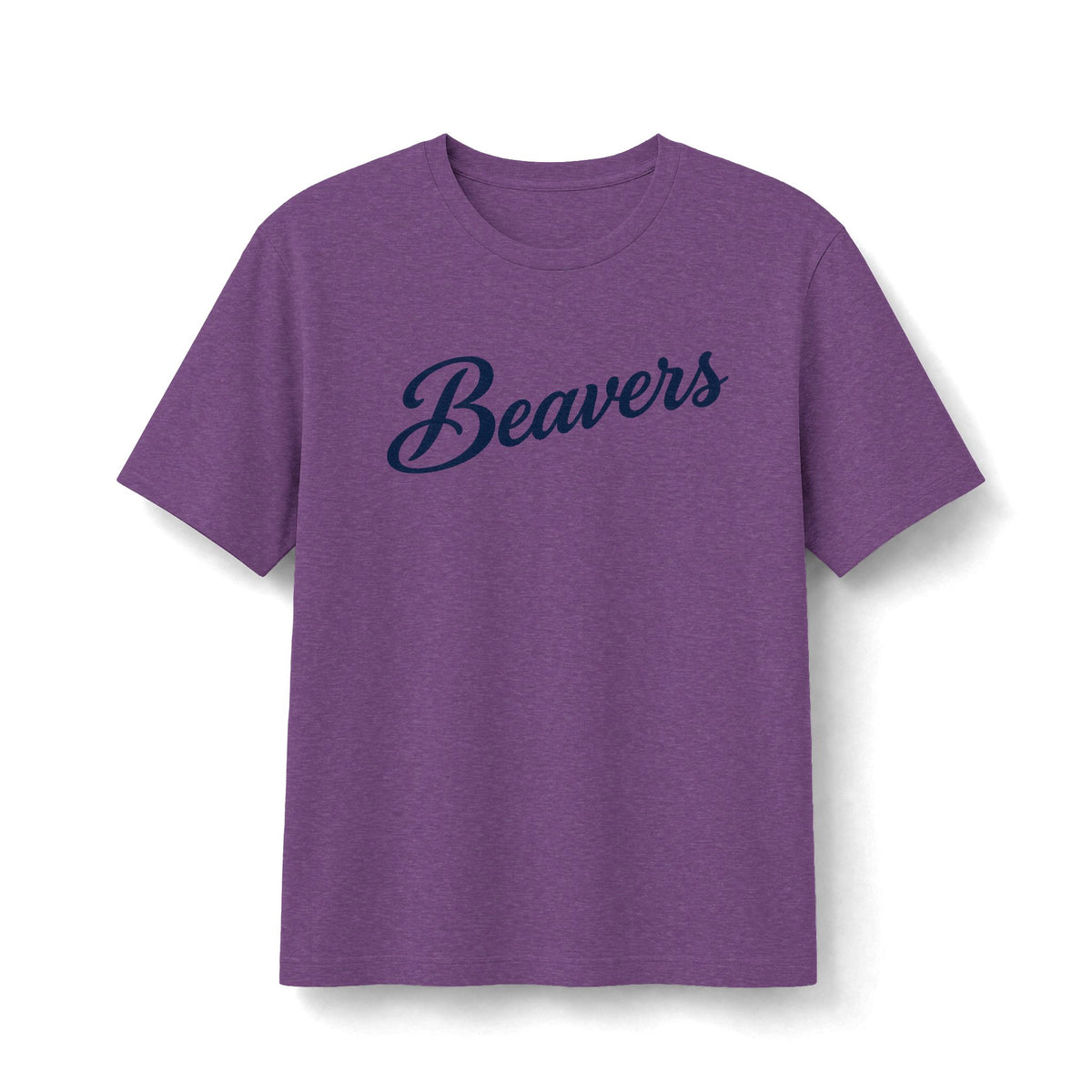 Beavers Script Tee - Vintage Script Collegiate Bella+Canvas CVC