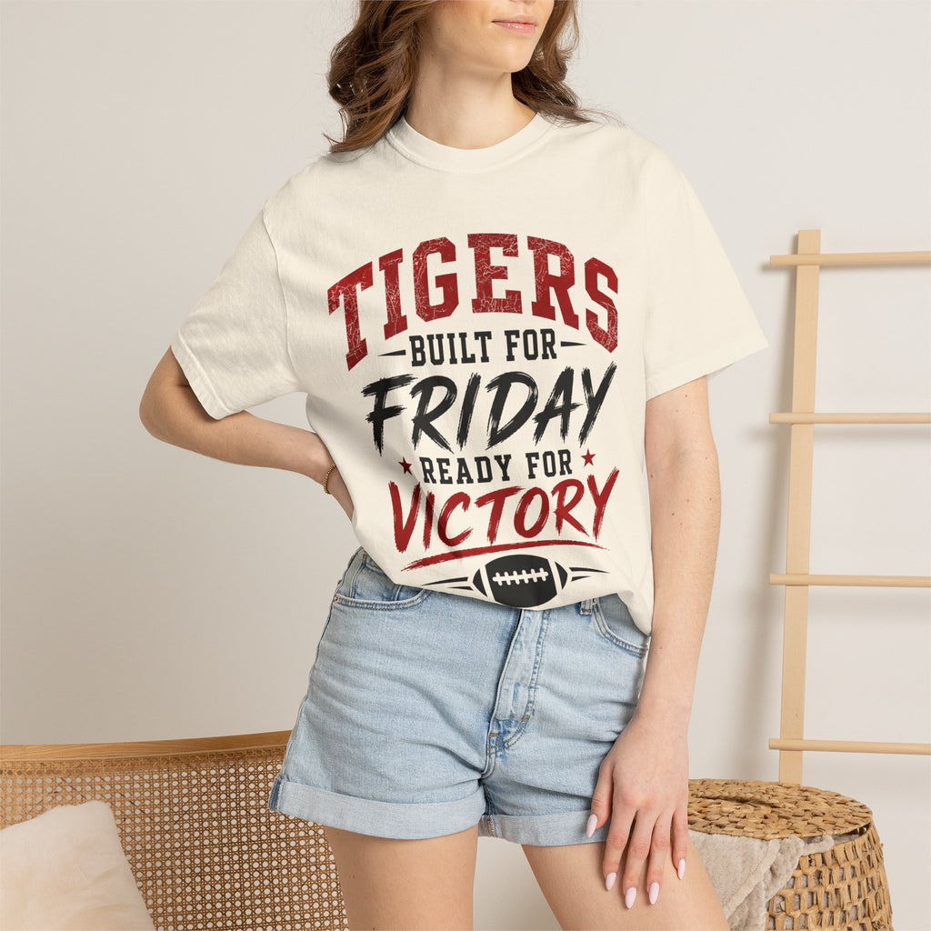 Tigers Built for Friday Football T-Shirt — Ready for Victory