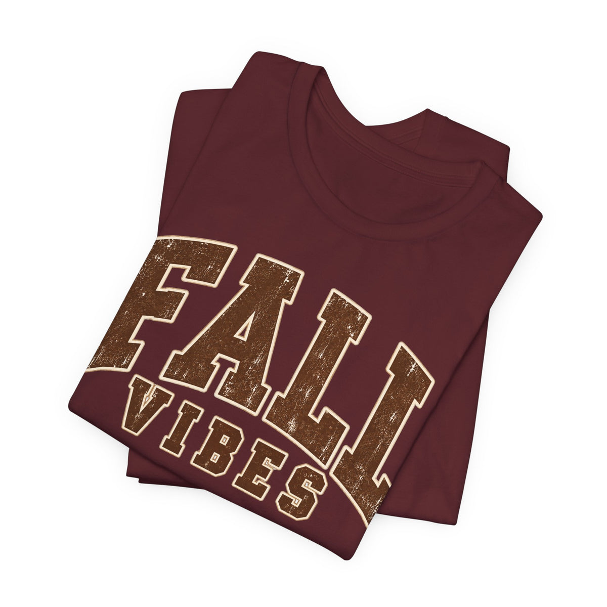 Fall Vibes T-Shirt - Vintage Collegiate Autumn Graphic Tee