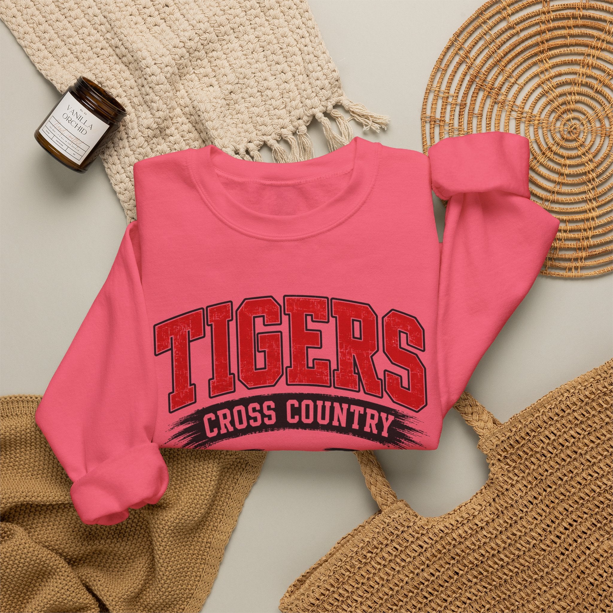 TIGERS Cross Country Crewneck Sweatshirt