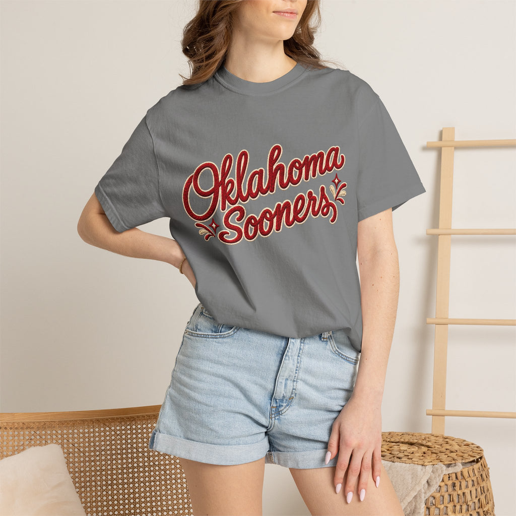 Retro Oklahoma Sooners Comfort Colors Tee