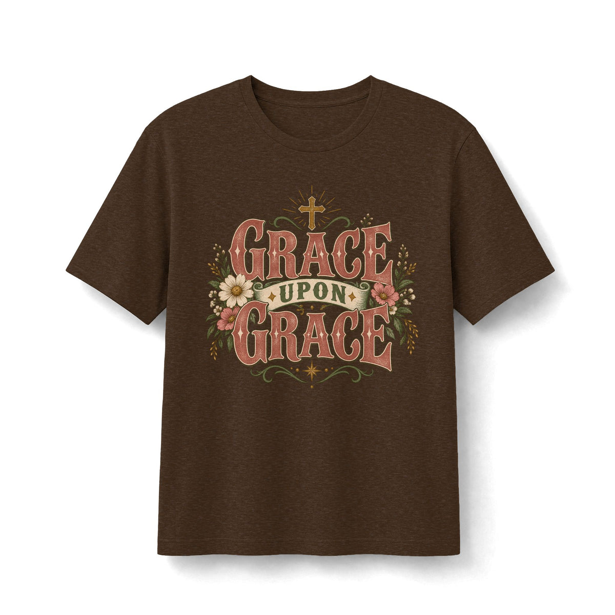 Grace Upon Grace Vintage Floral Faith Tee