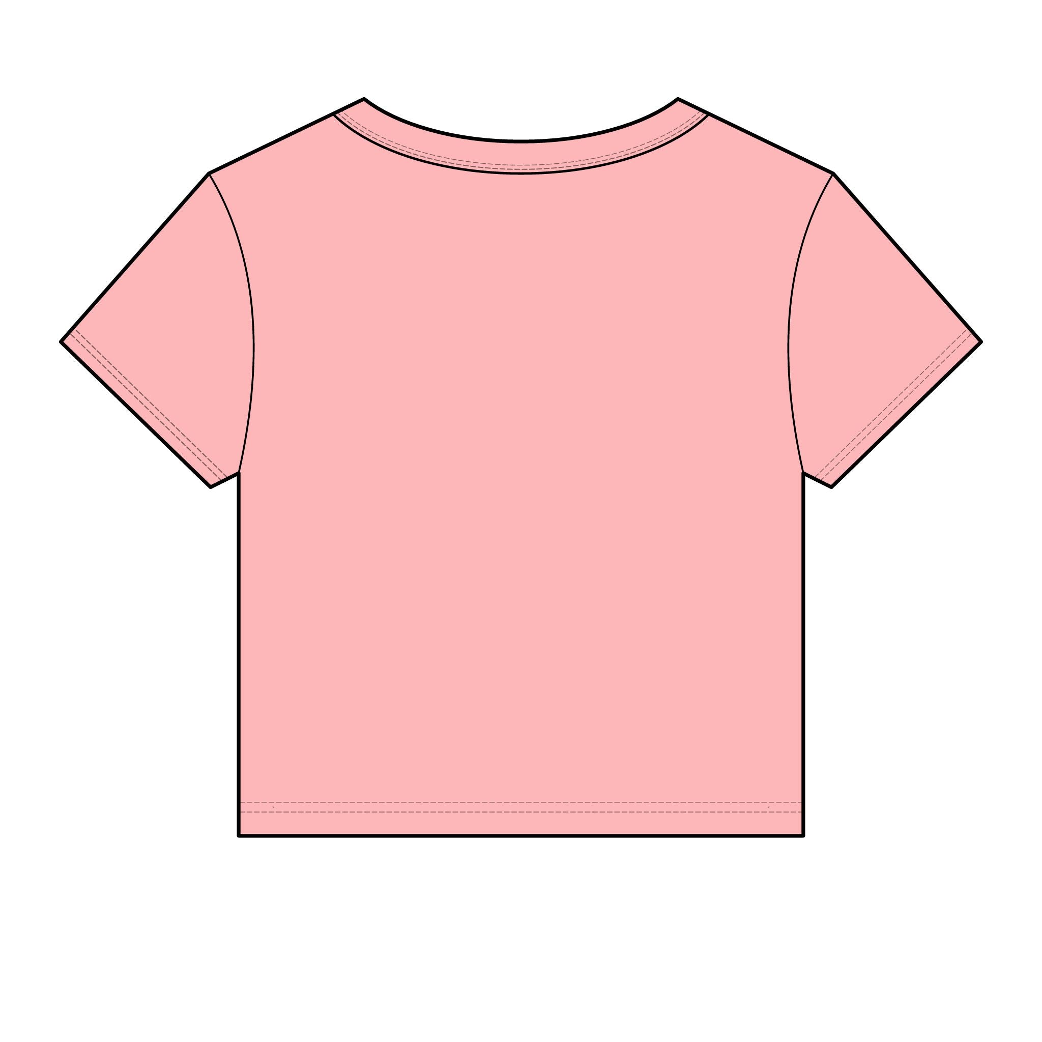 Tigers Cross Country Women's Crop Tee