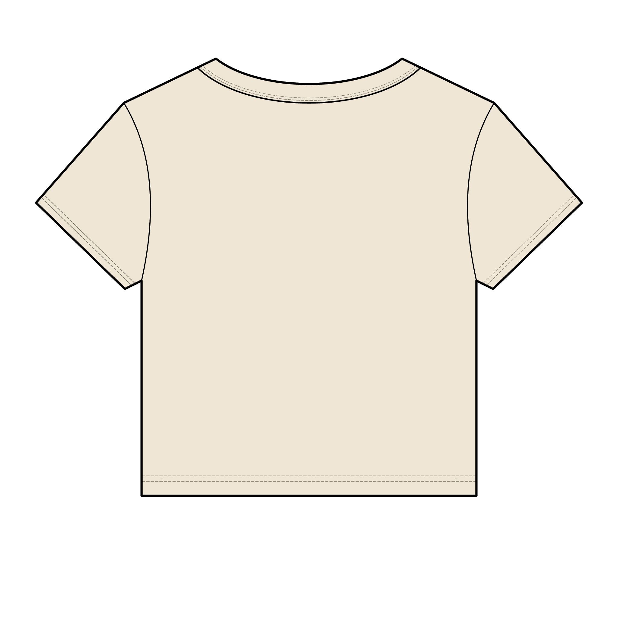 Tigers Cross Country Women's Crop Tee
