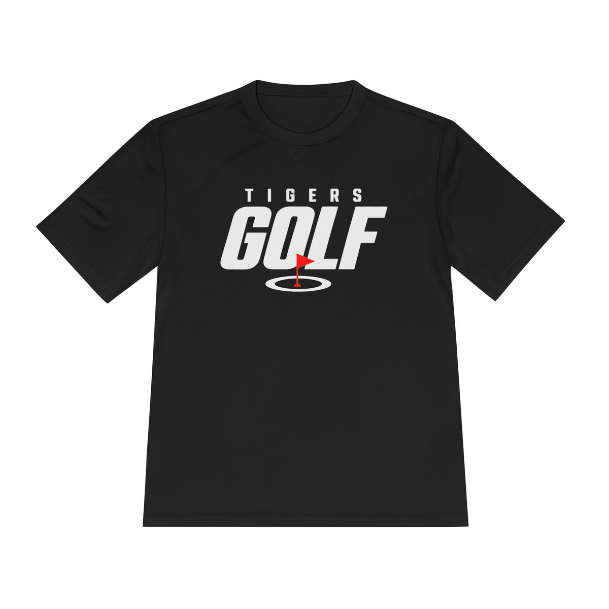 Tigers Golf Red Flag Sport-Tek Performance Tee