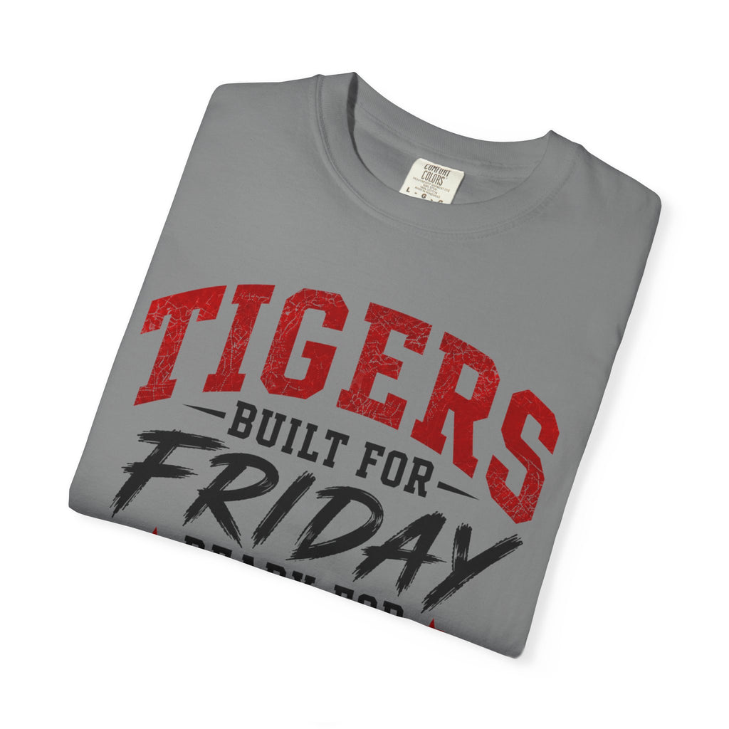 Tigers Built for Friday Football T-Shirt — Ready for Victory